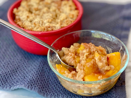 Peach Cobbler with Kabrita