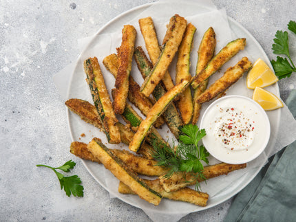 Easy, Cheesy Zucchini Fries with Goat Cheese