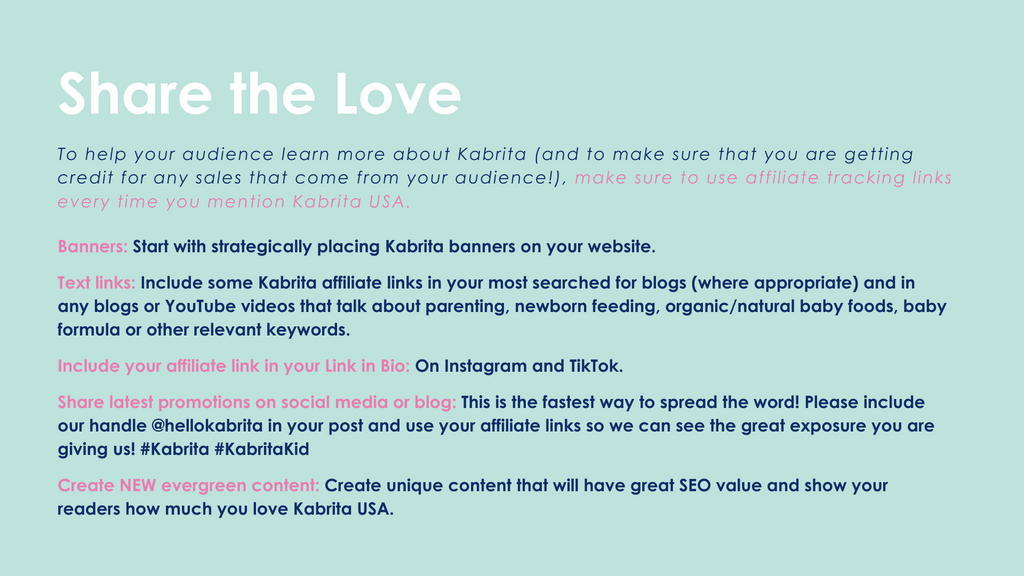 How you can share the love of Kabrita